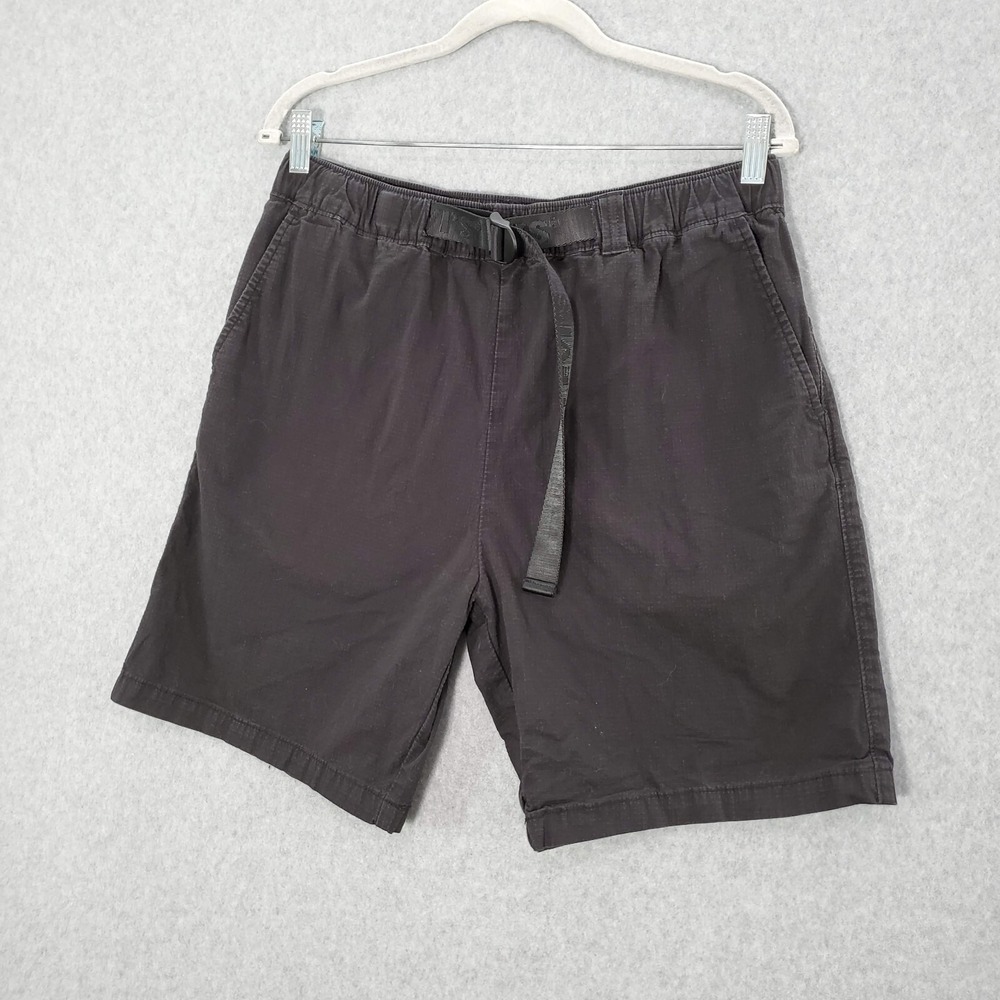 Levi's Men Shorts Medium Black Belted Adjustable Chino Straight 7.5" Inseam